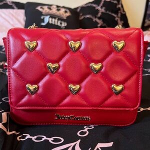Cool, red colorful love flap Crossbody 
Juicy Couture purse